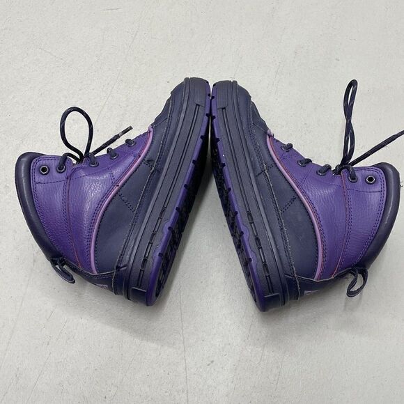 Nike Woodside 2 High TD ACG Goadome Boot Purple Logo Kids Size 13C 524878-500 - Picture 3 of 7